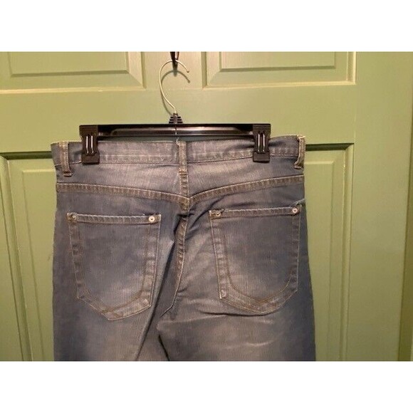 Politix Men's 5-Pocket Denim Boot-Cut Jeans Mid-Rise Stretch Blue Size 32x33 - Picture 6 of 8